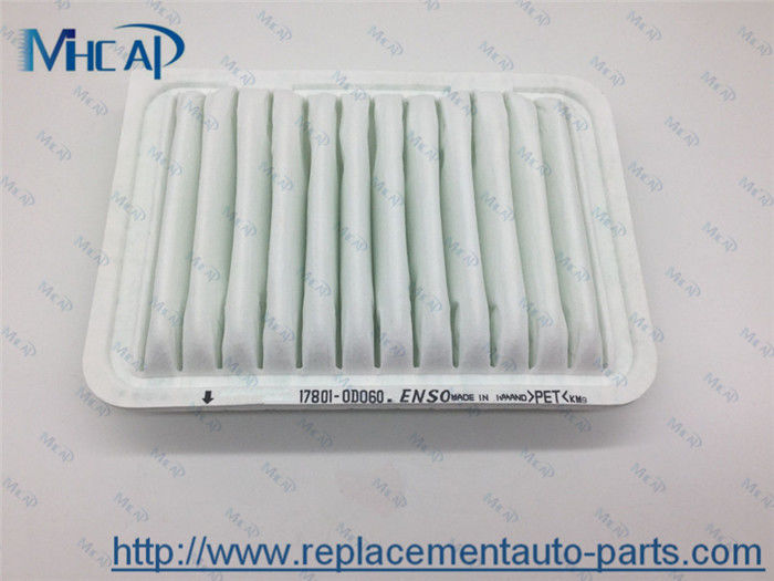 White Paper Auto Air Filter Car Replacement 17801-0D060 Auto Spare Parts
